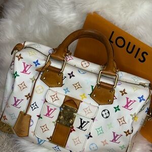 Louis Vuitton Multicolor Monogram Speedy 30